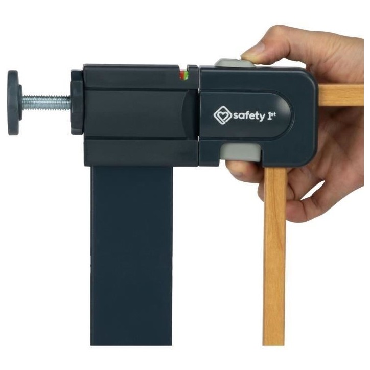 SAFETY 1st Barriere de sécurité enfant Easy Close effet bois, 73-80 cm - pression, sans vis ni perçage - (max. 136 cm) SAFETY 1st Barriere de sécurité enfant Easy Close effet bois, 73-80 cm - pression, sans vis ni perçage - (max. 136 cm)