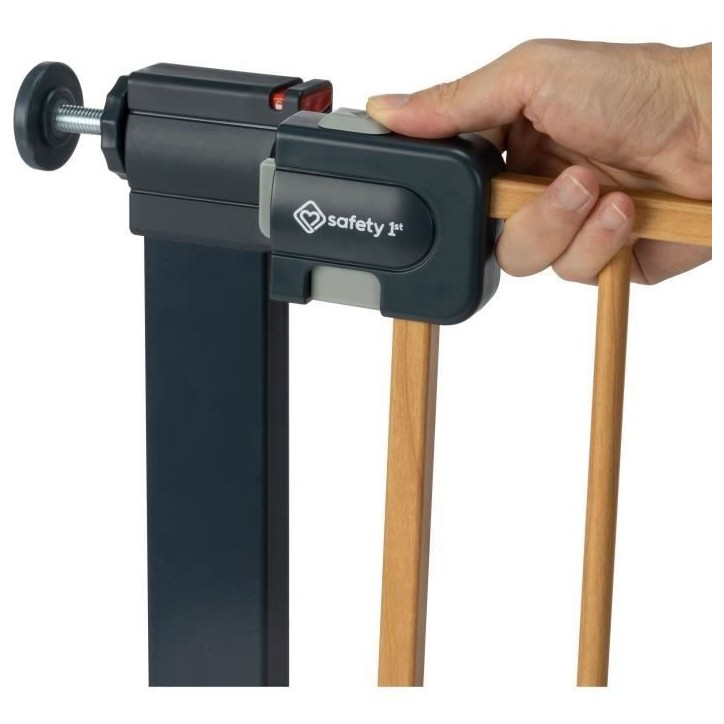 SAFETY 1st Barriere de sécurité enfant Easy Close effet bois, 73-80 cm - pression, sans vis ni perçage - (max. 136 cm) SAFETY 1st Barriere de sécurité enfant Easy Close effet bois, 73-80 cm - pression, sans vis ni perçage - (max. 136 cm)