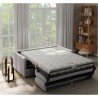 Canapé convertible express - 3 places - SMALL - Tissu gris - 168 x 98 Canapé convertible express - 3 places - SMALL - Tissu gris - 168 x 98