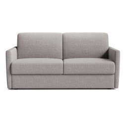 Canapé convertible express - 3 places - SMALL - Tissu gris - 168 x 98