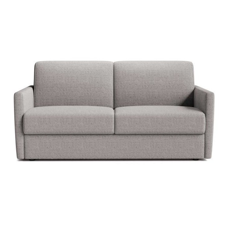 Canapé convertible express - 3 places - SMALL - Tissu gris - 168 x 98 x 86 cm