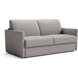 Canapé convertible express - 3 places - SMALL - Tissu gris - 168 x 98