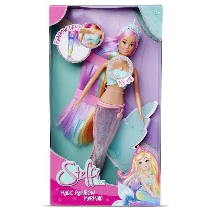 SIMBA - Steffi Love - Sirene Lumineuse -Poupée mannequin SIMBA - Steffi Love - Sirene Lumineuse -Poupée mannequin