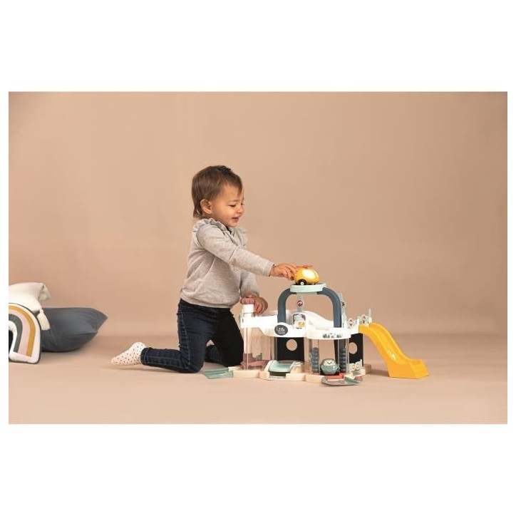 Garage Little Smoby Premier - 1 voiture incluse - des 18 mois