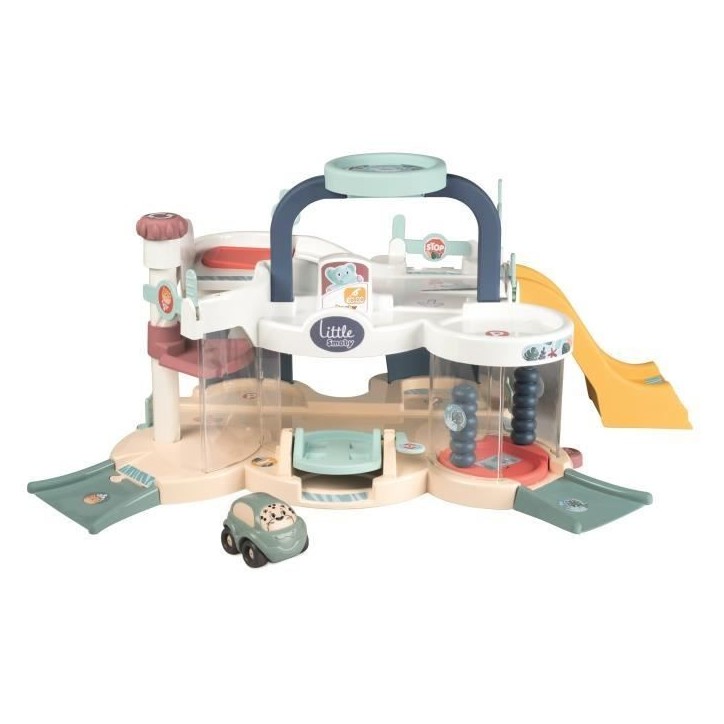 Garage Little Smoby Premier - 1 voiture incluse - des 18 mois
