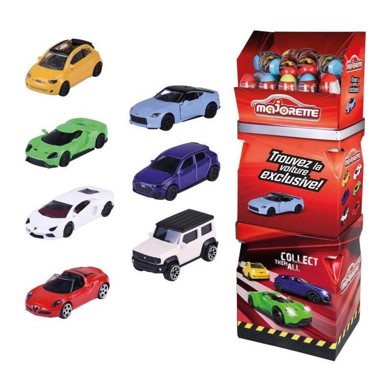 MAJORETTE - 48 oeufs -Véhicules a collectionner