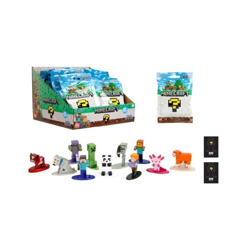 JADA - Minecraft 4cm 2 Asst Display -Figurines a collectionner