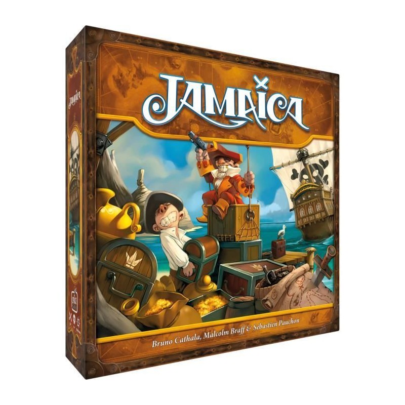 Jamaica - ASMODEE - Édition 2021 - Jeu de plateau familial - 2 a 6 jo Jamaica - ASMODEE - Édition 2021 - Jeu de plateau familial - 2 a 6 jo