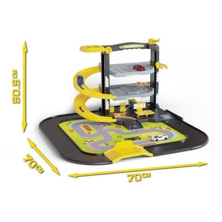 MAJORETTE - Majo Garage City Flex + 5 VEH - des 3 ans
