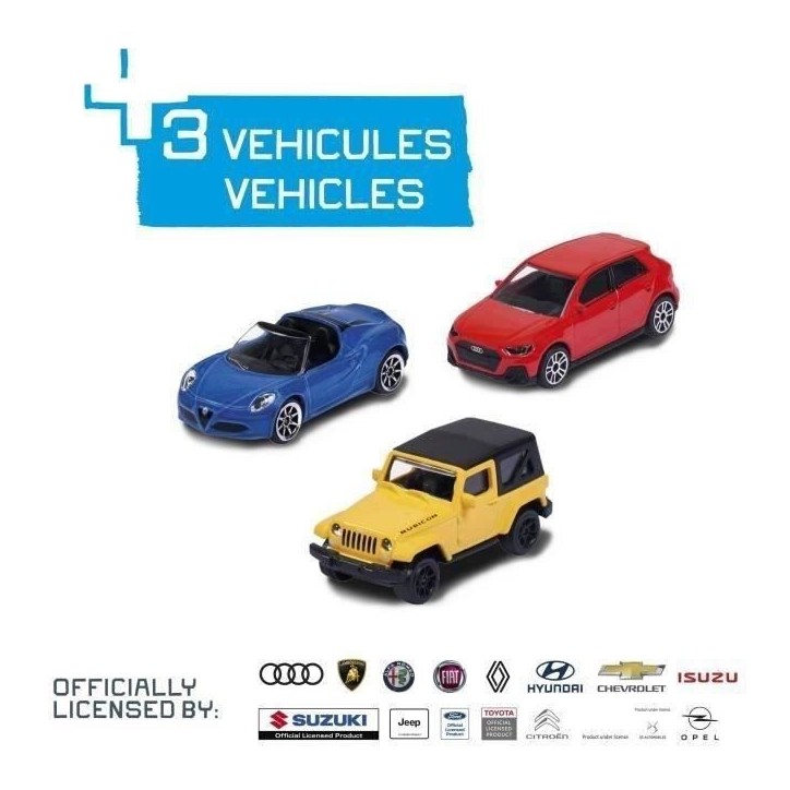MAJORETTE - Majo Garage City Flex + 5 VEH - des 3 ans
