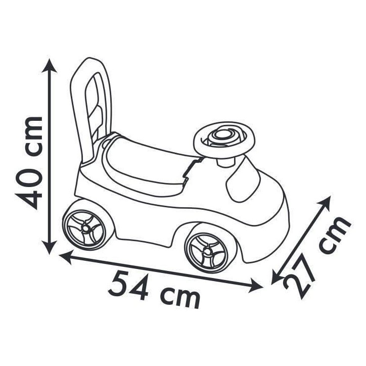 SMOBY - Stitch Porteur Auto - des 10 mois