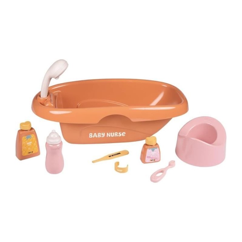 SMOBY - Baby Nurse - Set baignoire et accessoires - des 3 ans SMOBY - Baby Nurse - Set baignoire et accessoires - des 3 ans