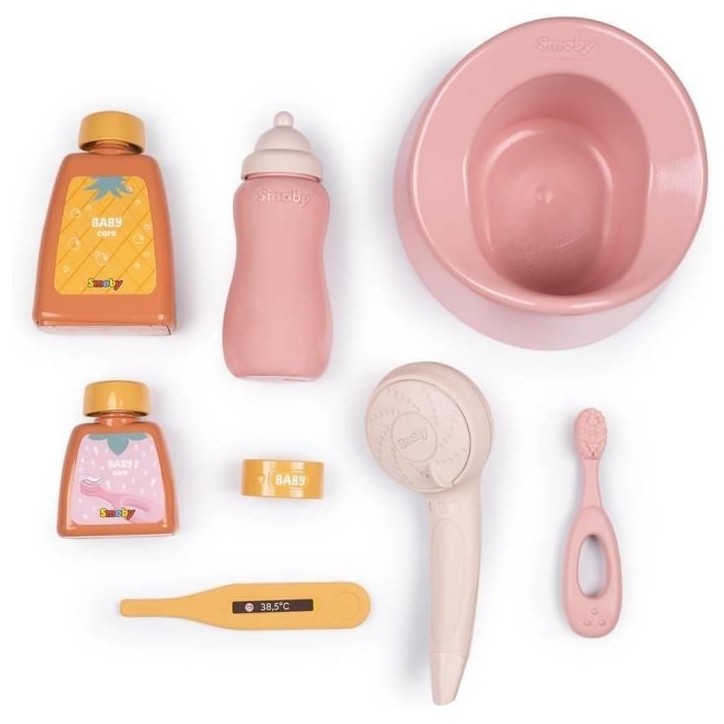 SMOBY - Baby Nurse - Set baignoire et accessoires - des 3 ans SMOBY - Baby Nurse - Set baignoire et accessoires - des 3 ans