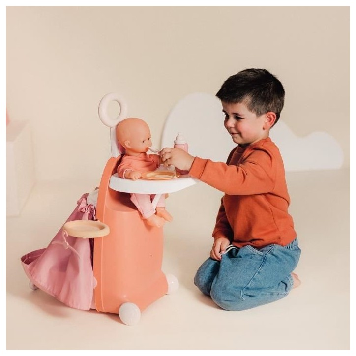 SMOBY - Baby Nurse - Valise nurserie 3 en 1 - des 18 mois