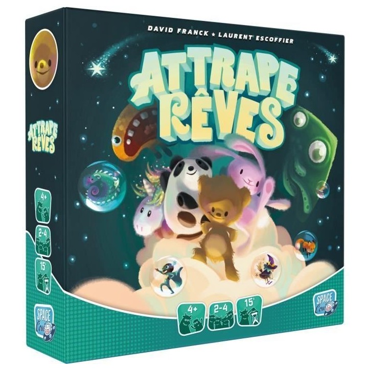 Space Cow | Attrape reves | Jeu de société | a partir de 4 ans | 2 a 4 joueurs | 15 minutes