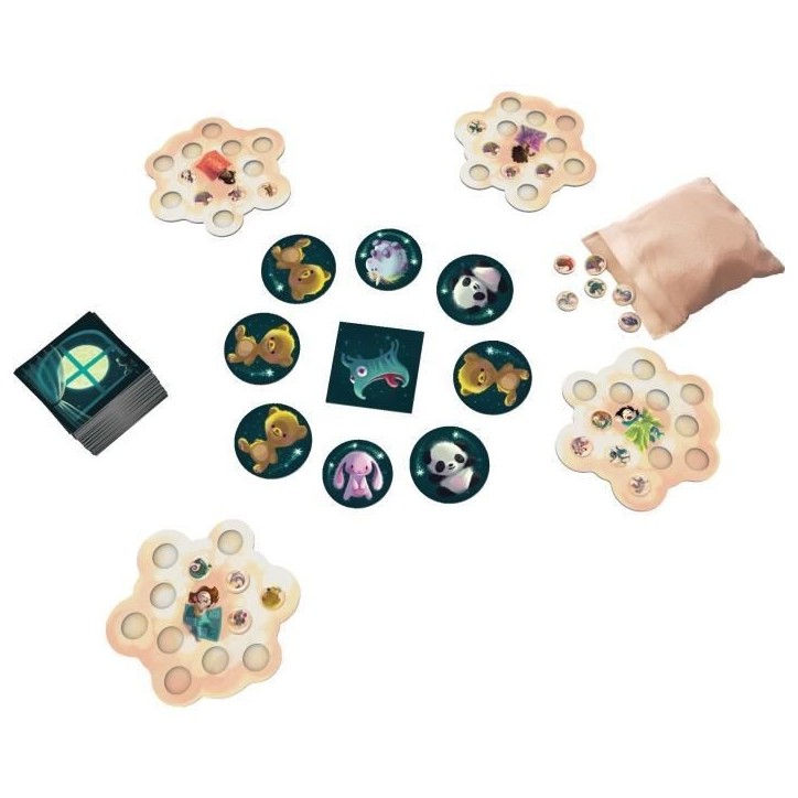 Space Cow | Attrape reves | Jeu de société | a partir de 4 ans | 2 a 4 joueurs | 15 minutes