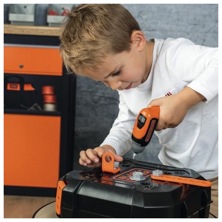 SMOBY - Black & Decker - Mallette Bricolo - des 3 ans SMOBY - Black & Decker - Mallette Bricolo - des 3 ans