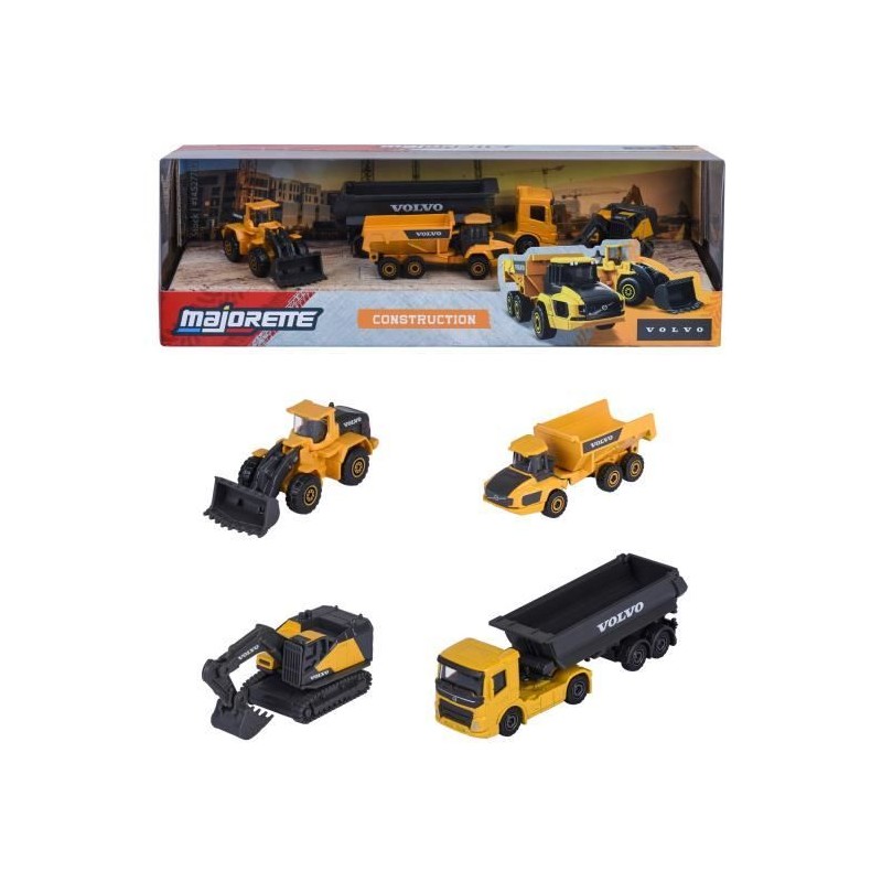 MAJORETTE - Majo Construction 5 Pcs Giftpack - des 3 ans