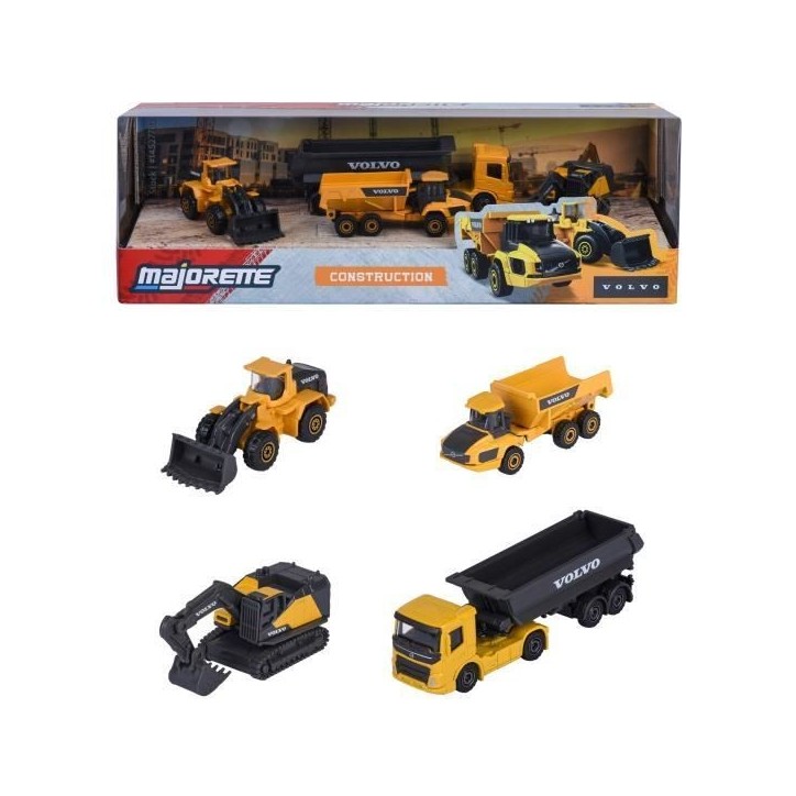 MAJORETTE - Majo Construction 5 Pcs Giftpack - des 3 ans