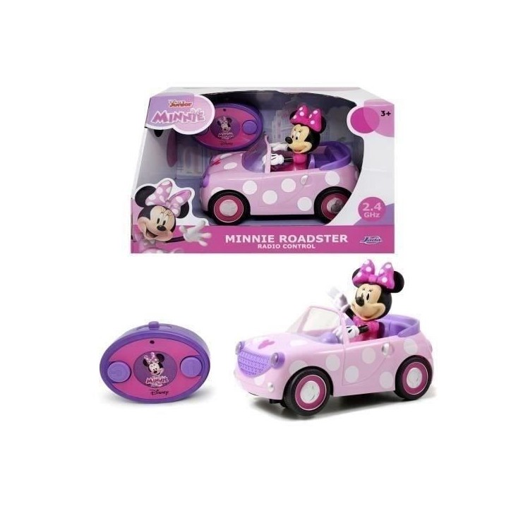 JADA - Jada Disney Radiocommandé - Minnie Roadster - des 3 ans JADA - Jada Disney Radiocommandé - Minnie Roadster - des 3 ans