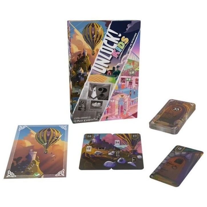 Space Cowboys | Unlock! : Kids | Unbox Now | Jeu de société | a partir de 6 ans | 1 a 4 joueurs | 20 minutes