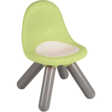 Smoby Life - Chaise enfant vert pomme - Pieds soufflés - Intérieur e