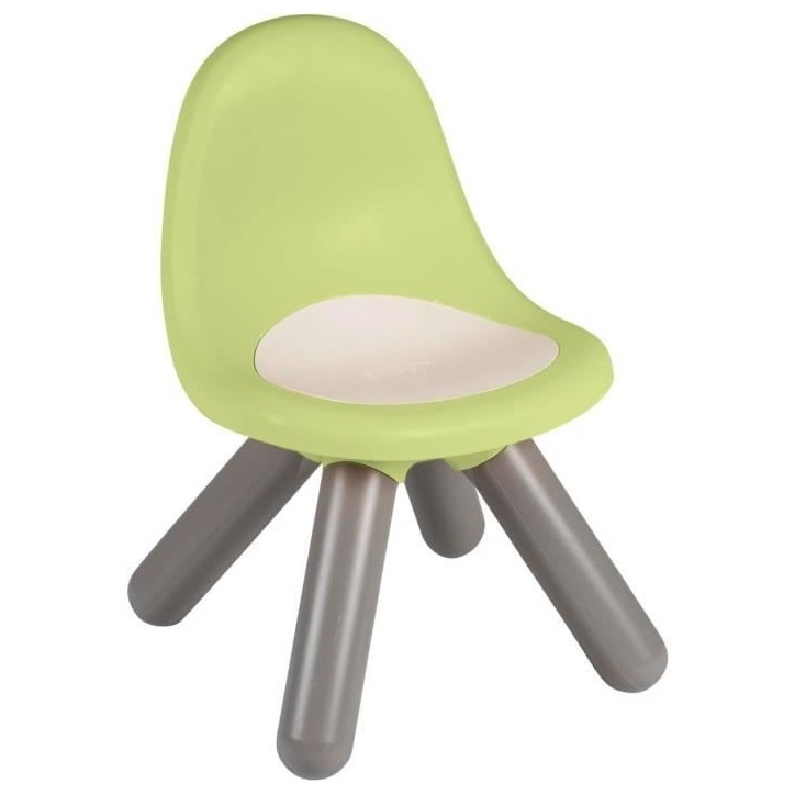 Smoby Life - Chaise enfant vert pomme - Pieds soufflés - Intérieur et Extérieur - Anti-UV Smoby Life - Chaise enfant vert pomme - Pieds soufflés - Intérieur et Extérieur - Anti-UV