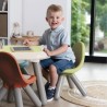 Smoby Life - Chaise enfant vert pomme - Pieds soufflés - Intérieur e