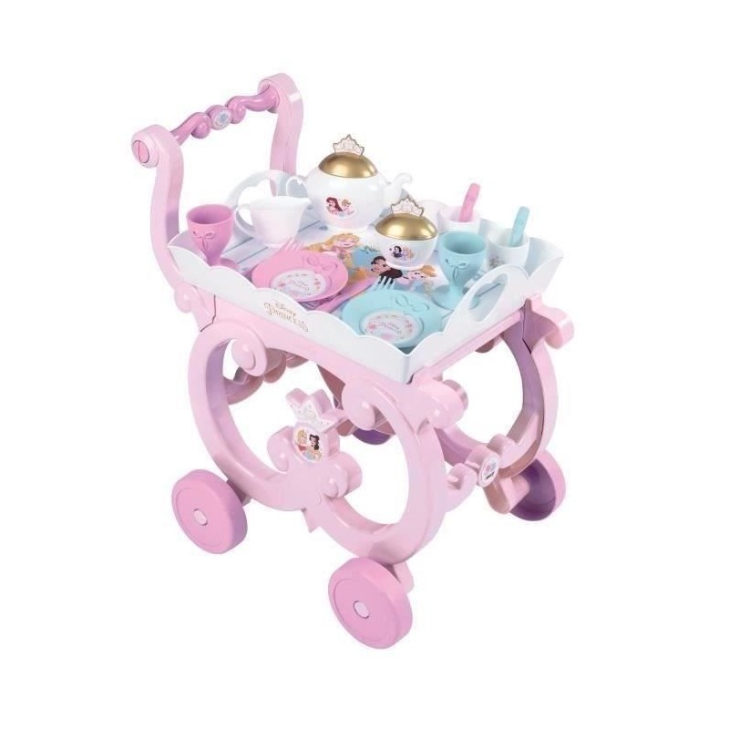SMOBY - Desserte XL - Disney Princesses - Mixte - 17 accessoires inclu