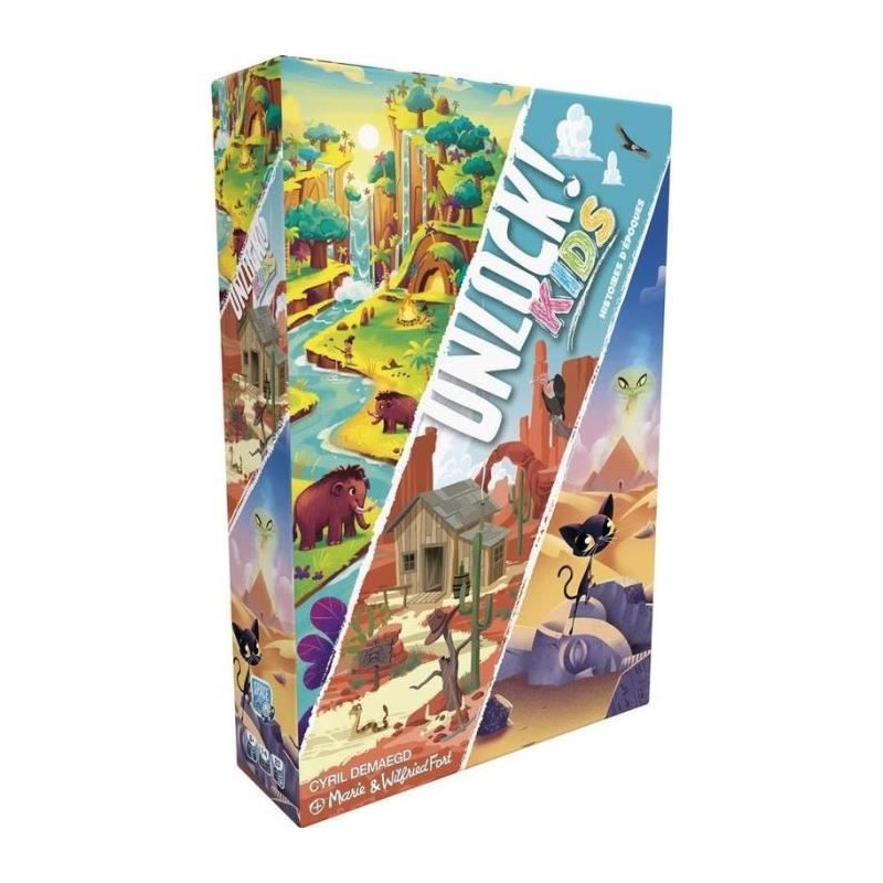 Unlock! Kids Histoires Epoques - Asmodee - Jeu de société - Enigmes