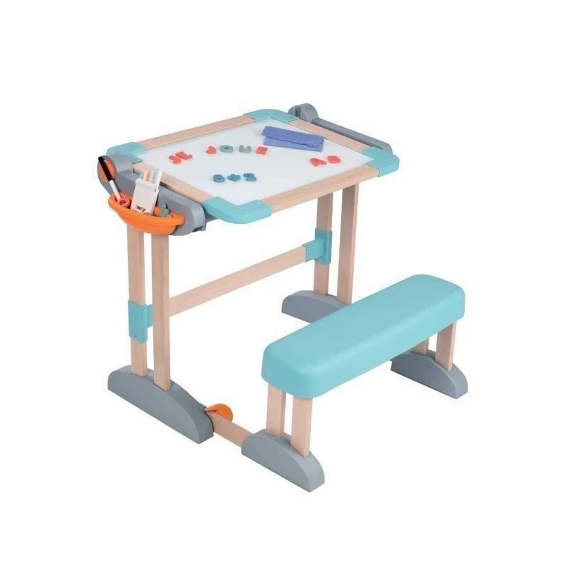 Smoby - Bureau Modulo Space - Transformable en Tableau Double Face - 8