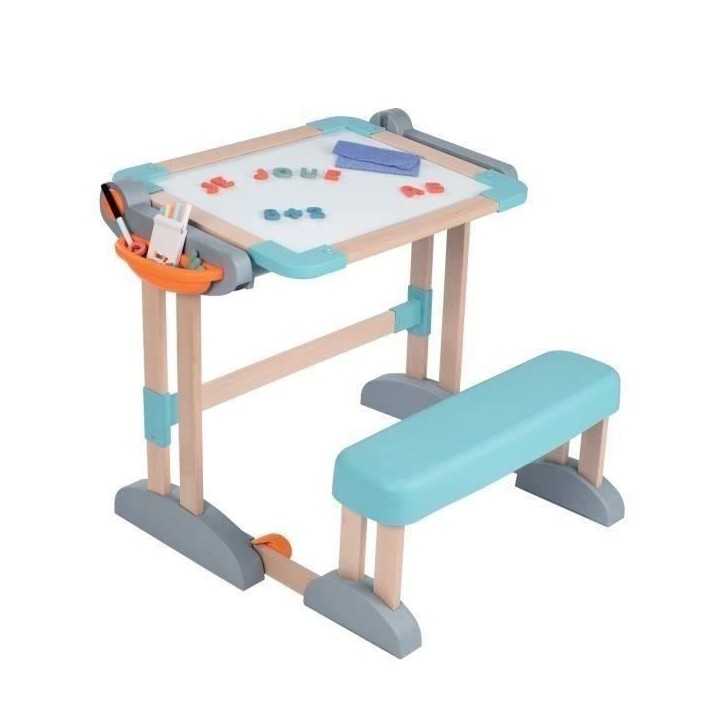 Smoby - Bureau Modulo Space - Transformable en Tableau Double Face - 80 Accessoires Inclus - Des 3 Ans - 420304 Smoby - Bureau Modulo Space - Transformable en Tableau Double Face - 80 Accessoires Inclus - Des 3 Ans - 420304