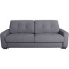 Canapé convertible express - 2/3 places - SOA - Tissu gauffré - Gris Canapé convertible express - 2/3 places - SOA - Tissu gauffré - Gris