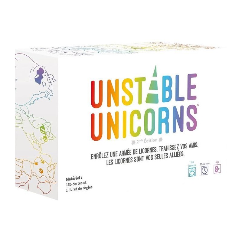 TeeTurtle | Unstable Unicorns | Jeu de société | a partir de 8 ans | TeeTurtle | Unstable Unicorns | Jeu de société | a partir de 8 ans |