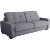 Canapé convertible express - 3 places - SOA - Tissu gauffré - Gris s Canapé convertible express - 3 places - SOA - Tissu gauffré - Gris s