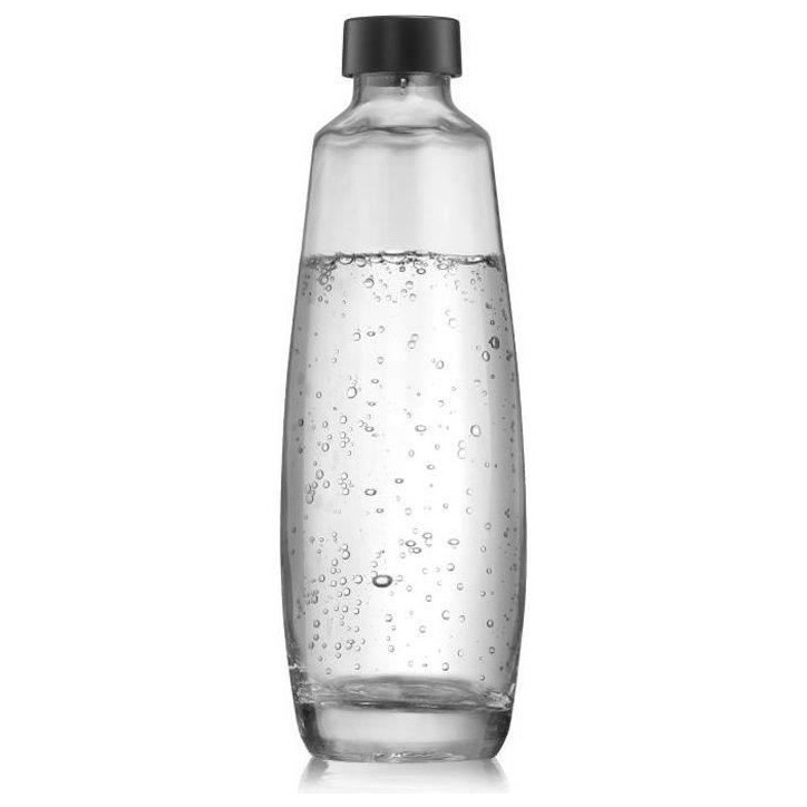Bouteille en verre SODASTREAM - Capacité 1L - Compatible machine DUO