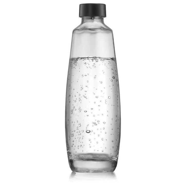 Bouteille en verre SODASTREAM - Capacité 1L - Compatible machine DUO