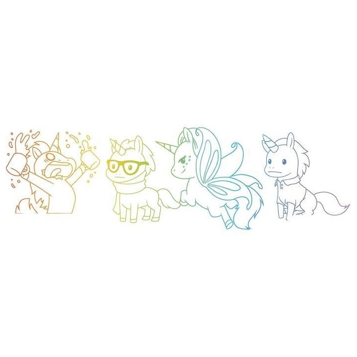 TeeTurtle | Unstable Unicorns | Jeu de société | a partir de 8 ans | 2 a 8 joueurs | 30 a 60 minutes