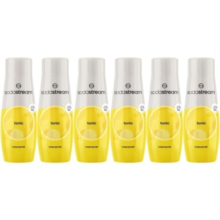 Concentrés SODASTREAM - Lot de 6 concentrés Tonic - Jusqu'a 54L de b