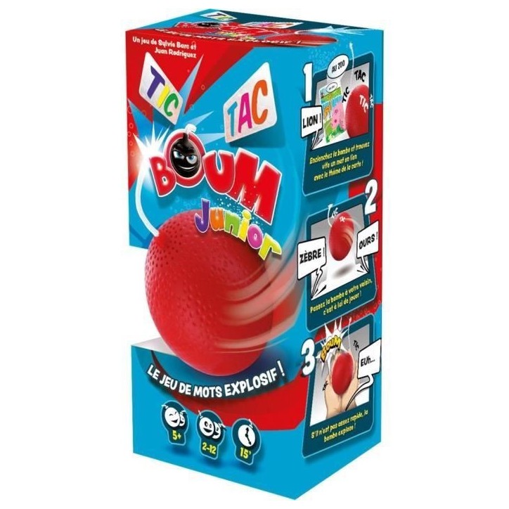 Tic Tac Boum Junior Eco Pack - Asmodee - Jeu de société Tic Tac Boum Junior Eco Pack - Asmodee - Jeu de société