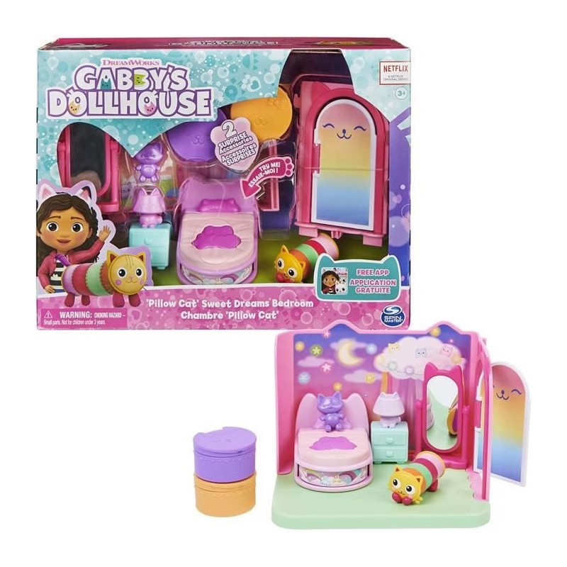 Gabby et la Maison magique - Playset Deluxe la Chambre de Polochat - 1 Gabby et la Maison magique - Playset Deluxe la Chambre de Polochat - 1