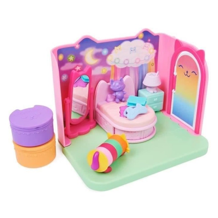 Gabby et la Maison magique - Playset Deluxe la Chambre de Polochat - 1 figurine + accessoires Gabby et la Maison magique - Playset Deluxe la Chambre de Polochat - 1 figurine + accessoires