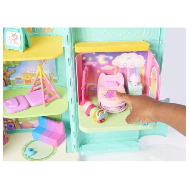 Gabby et la Maison magique - Playset Deluxe la Chambre de Polochat - 1 figurine + accessoires Gabby et la Maison magique - Playset Deluxe la Chambre de Polochat - 1 figurine + accessoires