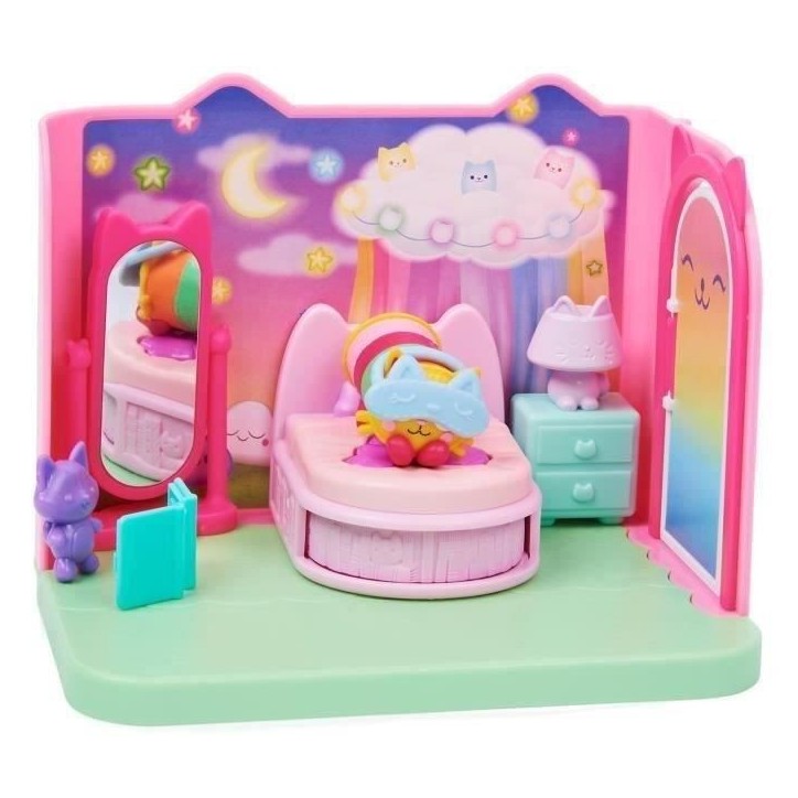 Gabby et la Maison magique - Playset Deluxe la Chambre de Polochat - 1 figurine + accessoires Gabby et la Maison magique - Playset Deluxe la Chambre de Polochat - 1 figurine + accessoires
