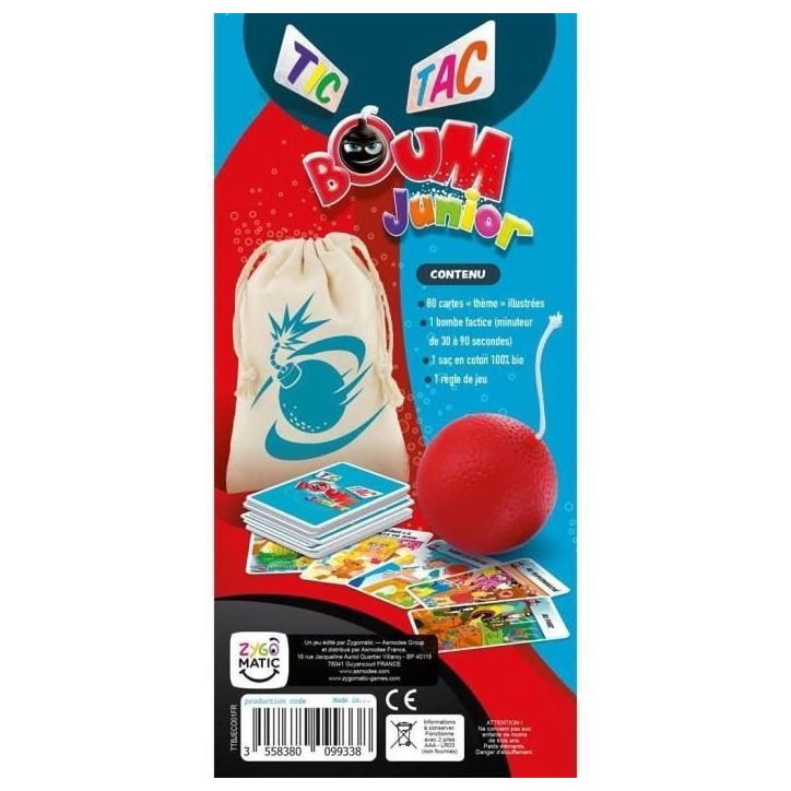 Tic Tac Boum Junior Eco Pack - Asmodee - Jeu de société Tic Tac Boum Junior Eco Pack - Asmodee - Jeu de société
