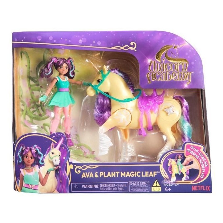 Licorne - Spin Master - 6072482 - Lumieres - Poupée Ava - 7 points d'articulation
