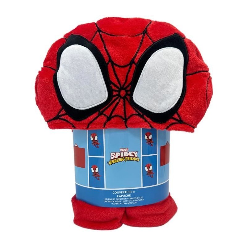 Plaid polaire a capuche 3D - SPIDERMAN - 120 x 150 cm Plaid polaire a capuche 3D - SPIDERMAN - 120 x 150 cm