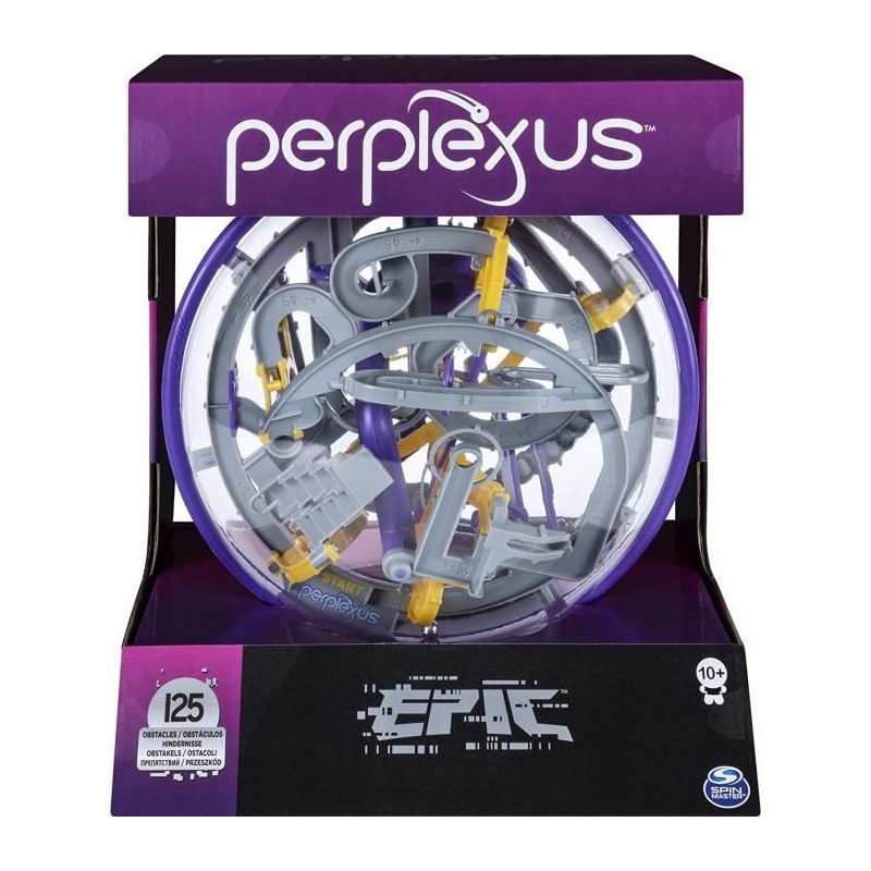 Perplexus Epic Labyrinthe 3D - SPIN MASTER - Violet - Pour enfant de 1 Perplexus Epic Labyrinthe 3D - SPIN MASTER - Violet - Pour enfant de 1