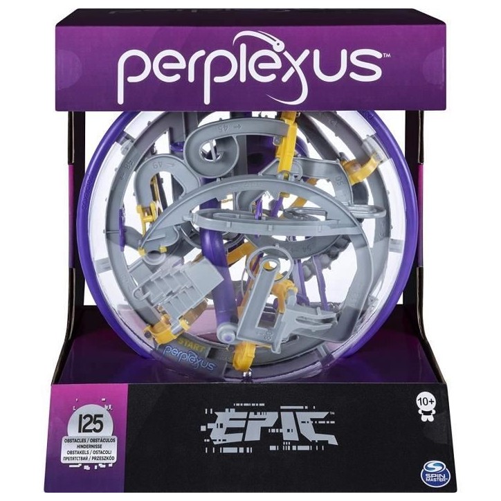 Perplexus Epic Labyrinthe 3D - SPIN MASTER - Violet - Pour enfant de 10 ans et plus - 125 obstacles