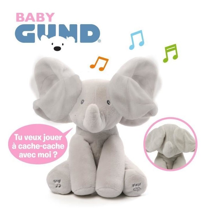 Jouet Peluche - 6054176 Bébé Interactive Age Flappy L'éléphant Jouet Peluche - 6054176 Bébé Interactive Age Flappy L'éléphant